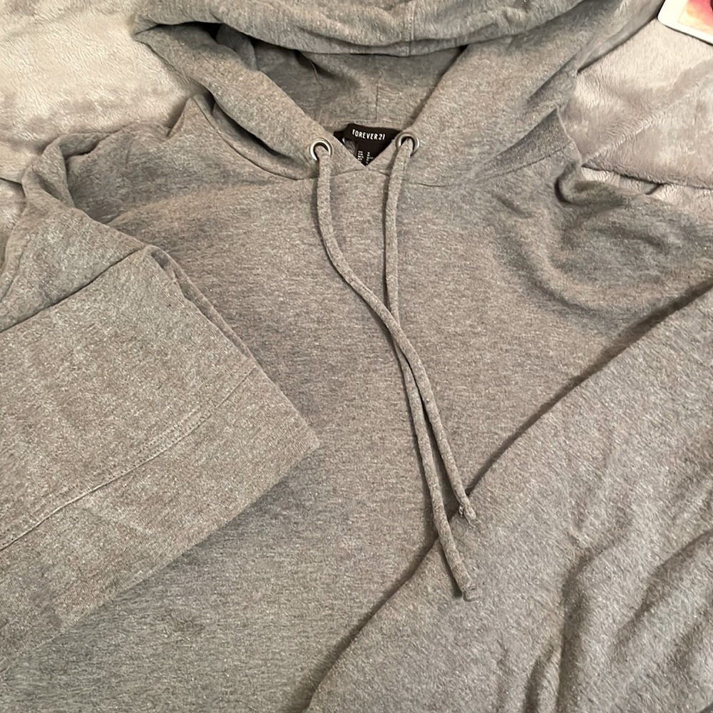 Forever 21 Grey Sweatshirt w/ Big Sleeves